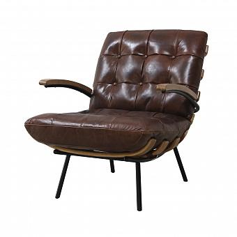 Кресло Flamino Armchair A натуральная кожа Newark Brown