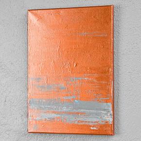 Картина акрилом Copper Sunset Painting