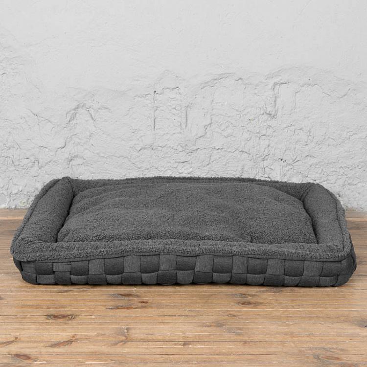 Серая лежанка для собак/кошек Квентин, L Quinten Dog Cushion Large, Grey