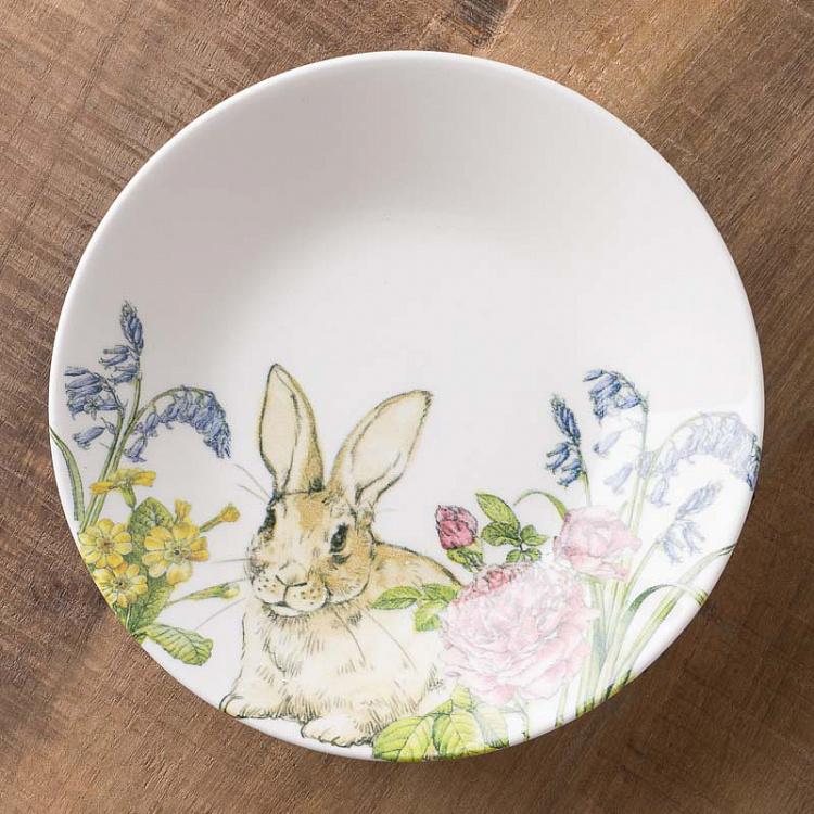 Rabbit In The Meadow Soup Plate
