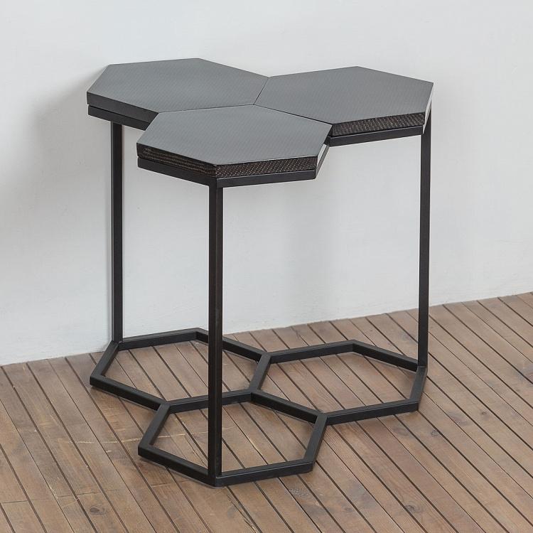 Высокий прикроватный столик Молекула Molecule Side Table High