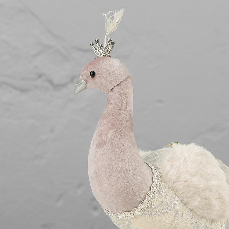 Статуэтка Peacock With Golden Crown Large - ракурс 6