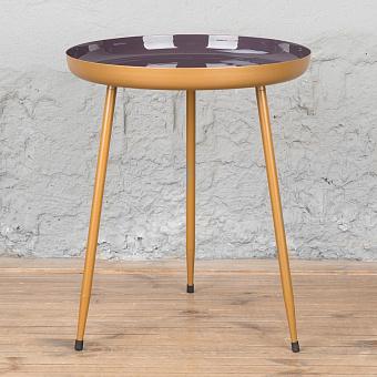 Журнальный стол Side Table Shades Gold/Purple Large