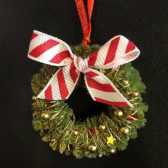 Beads And Ribbons Wreath 5 cm