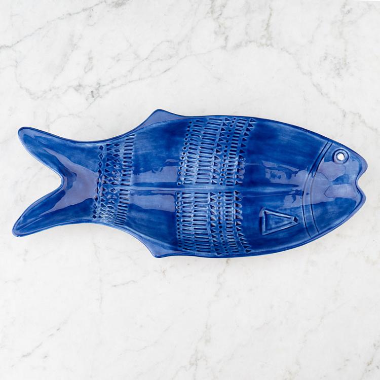 Блюдо Синяя рыба Blue Fish Plate