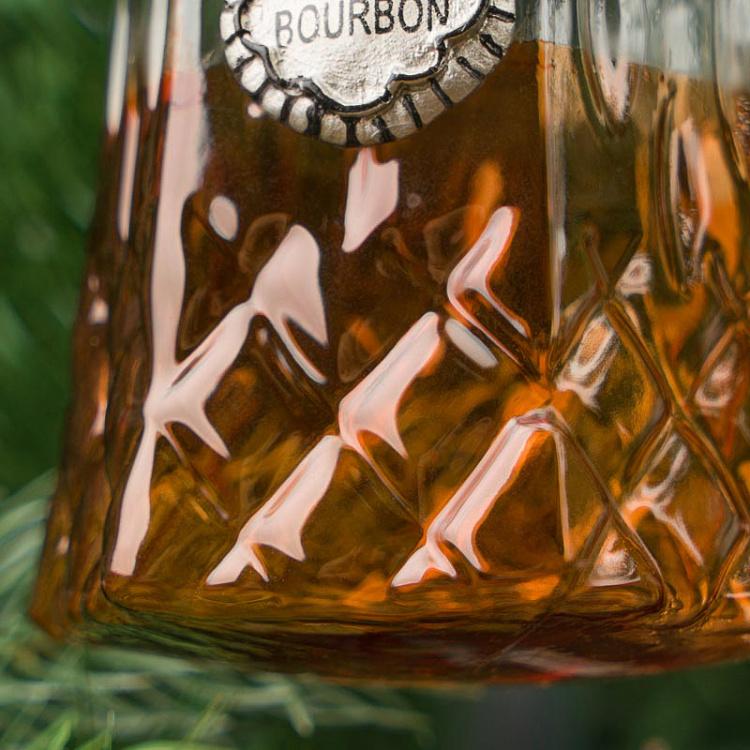 Ёлочная игрушка Бурбон Glass Hanger Bourbon 14 cm