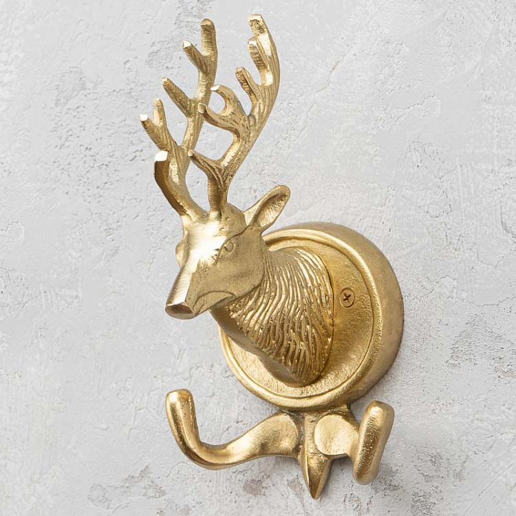 Двойной крючок Олень золотой Double Hook Deer Gold