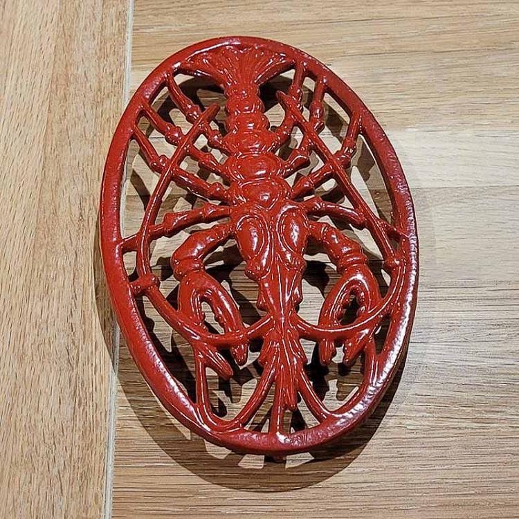 Подставка под горячее Лобстер дисконт3 Trivet Lobster In Cast Iron discount3