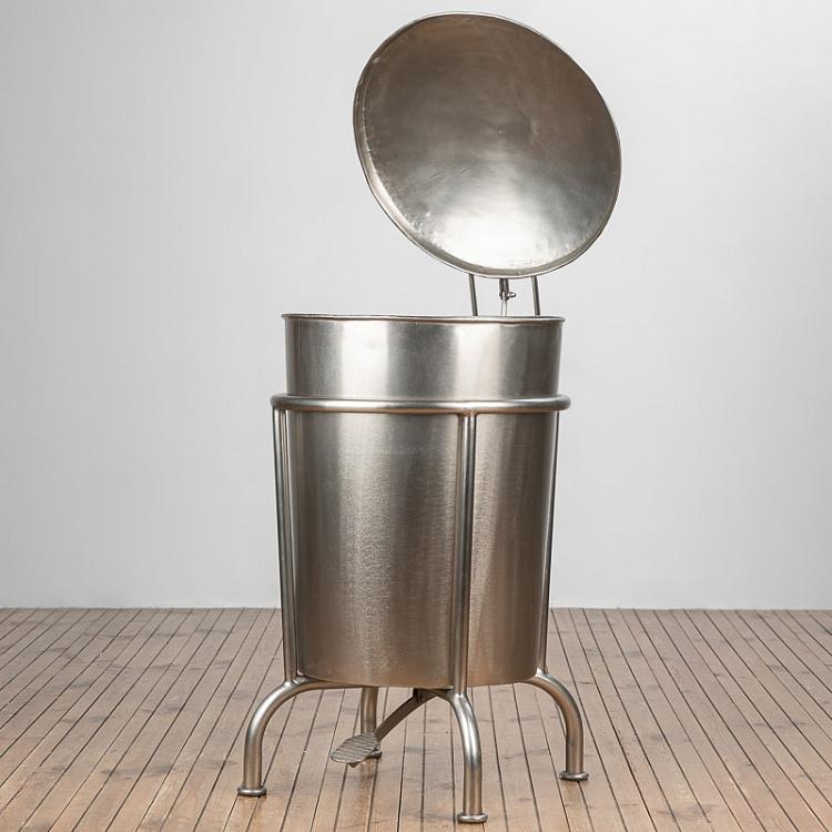 Металлическая корзина для мусора Metal Dustbin On Stand