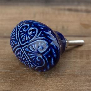 Ceramic Blue Knob