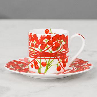 Кофейная пара Fil Rouge Bacche Coffee Cup And Saucer