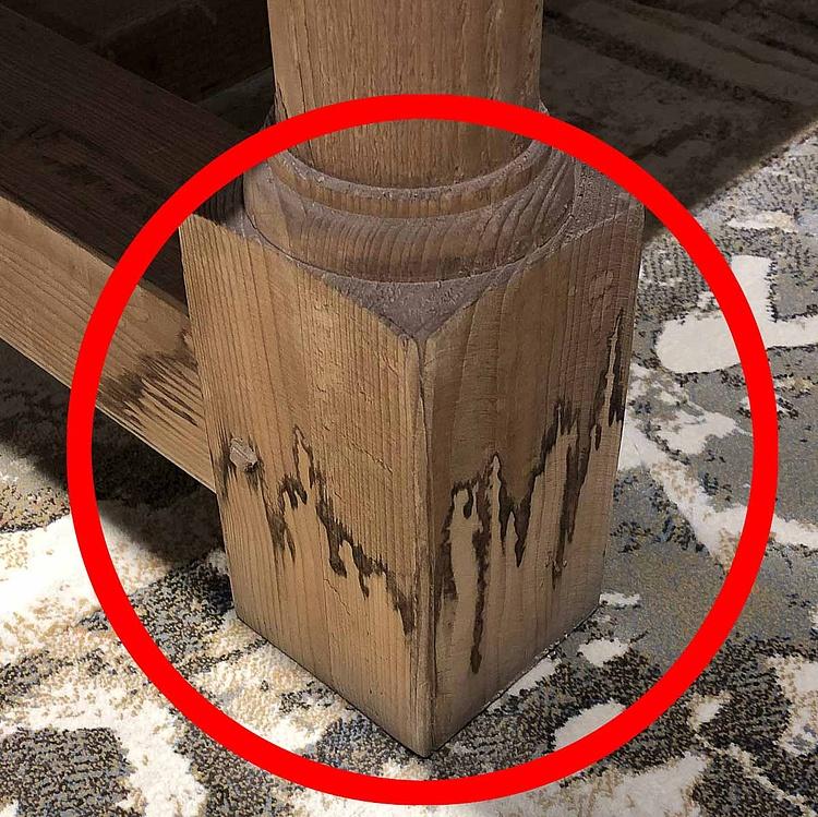 Обеденный стол из серии Трапезная Оксфорда, S дисконт Refectory Dining Table 4 Legs Small discount