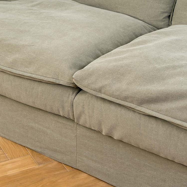 Трёхместный льняной диван Луизиана Louisiana 3 Seater Linen RM