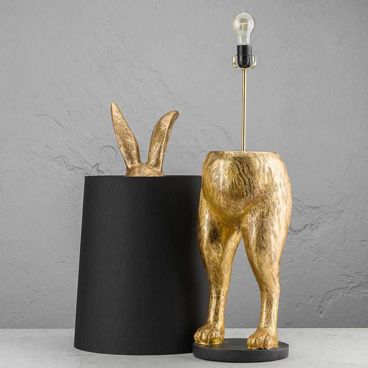 Торшер Золотой робкий кролик, L Floor Lamp Hiding Bunny Gold