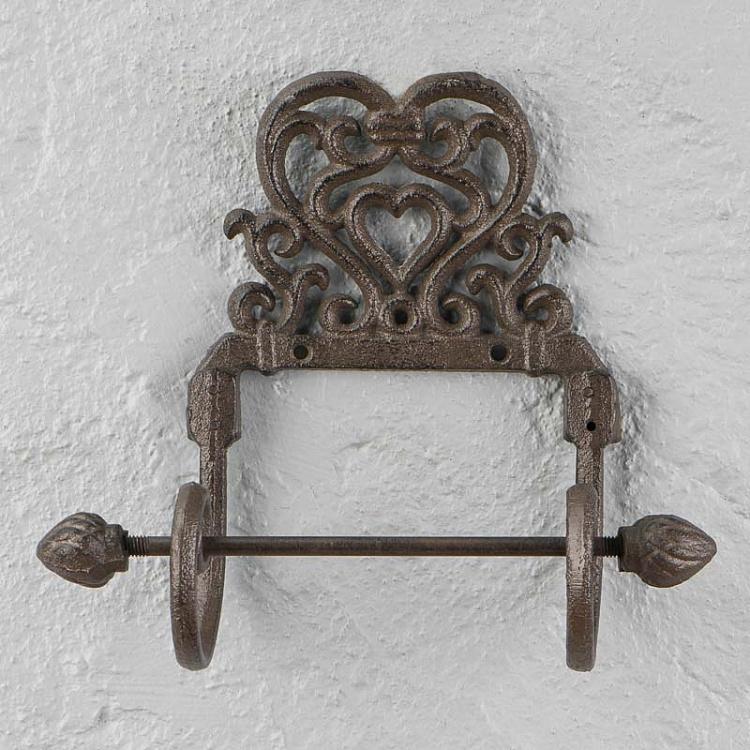 Держатель туалетной бумаги Сердце Heart Toilet Paper Holder