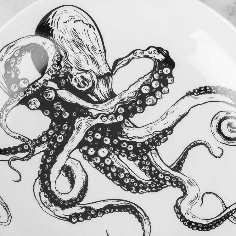 Глубокая тарелка Осьминог Octopus Deep Plate