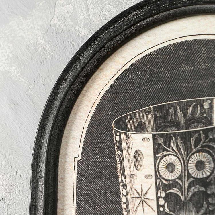 Фото-принт диптих  Роскошные бокалы Set Of 2 Frames Chic Drinks