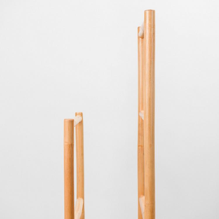 Бамбуковый держатель для полотенец Bamboo Towel Stand