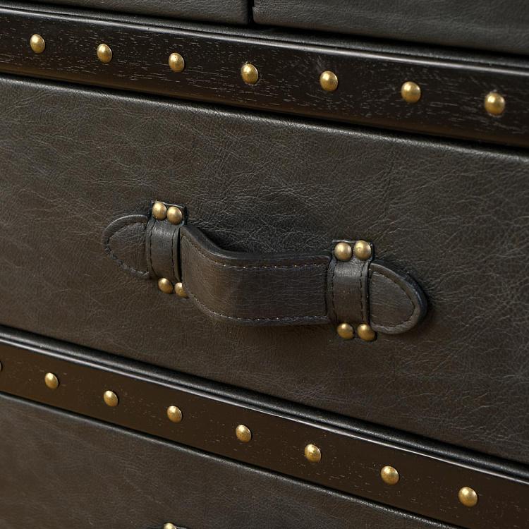 Комод-сундук Путешественник, чёрное дерево Traveller Sideboard, Black Wood RM