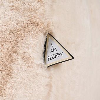 Кресло Lomfy Chair искусственный мех Big Bear Cream - ракурс 8