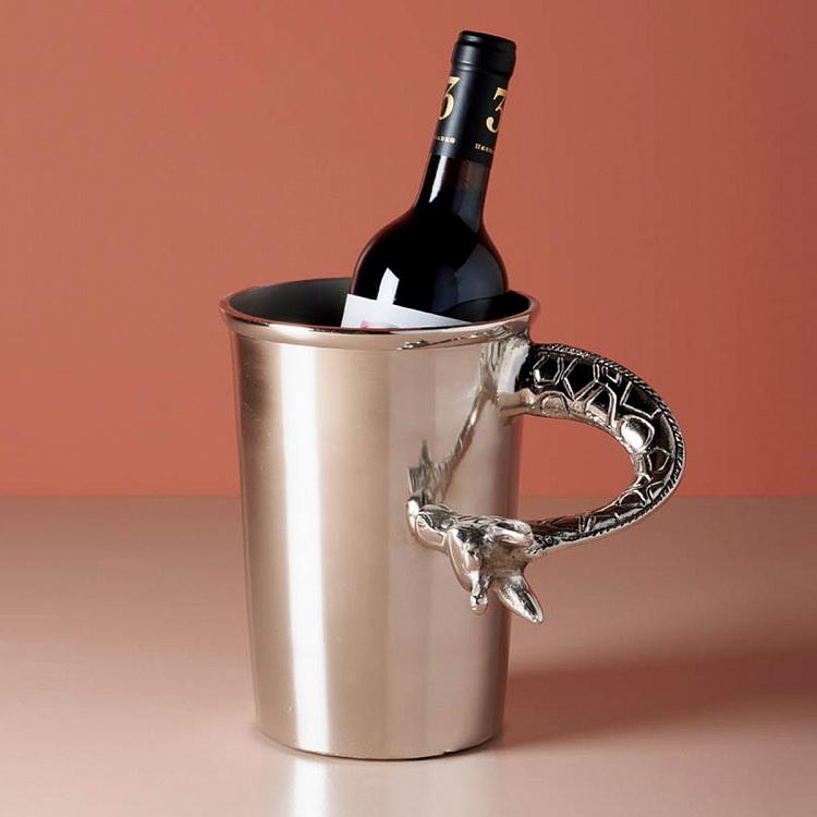 Ведро для льда Жираф Giraffe Ice Bucket Silver