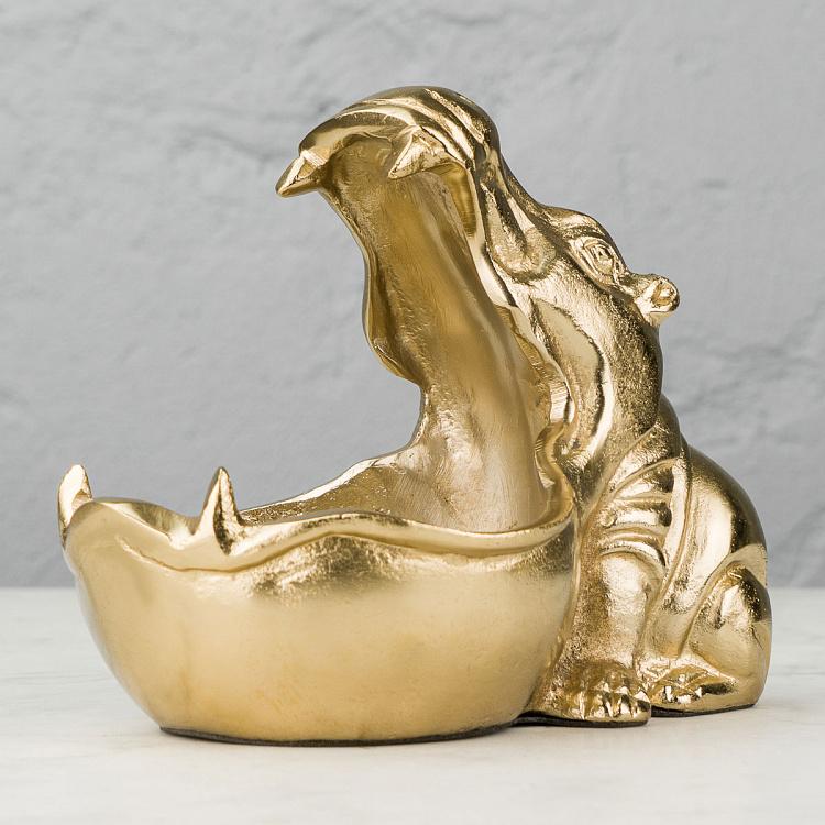 Hippo Bowl Gold