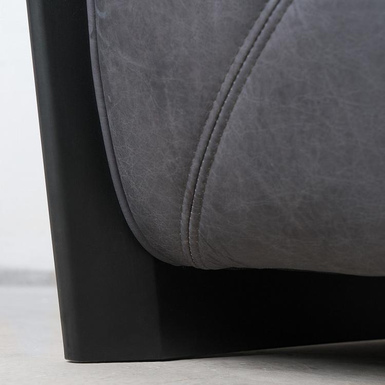 Кресло Титан, матовая черная сталь Titan Armchair, Matt Black Steel