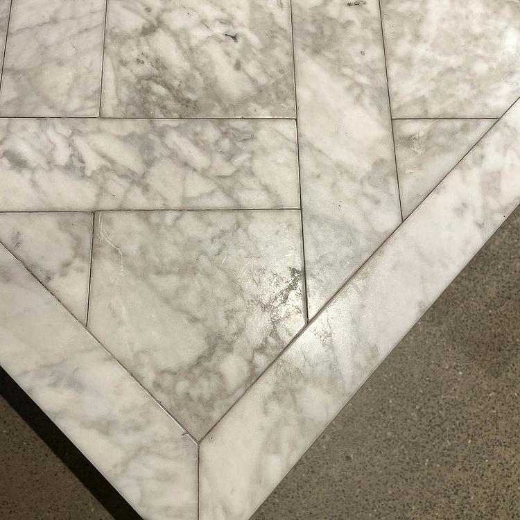 Мраморный прикроватный столик Версаль дисконт Versailles Marble Lamp Table discount