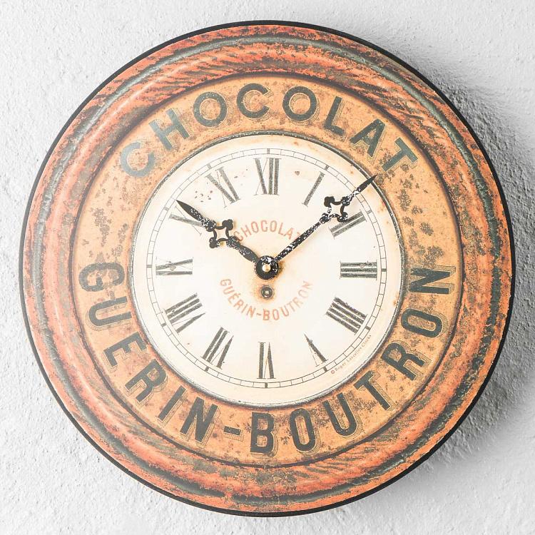 Настенные часы Французский шоколад Герен-Бутрон Guerin-Boutron French Chocolate Design Wall Clock