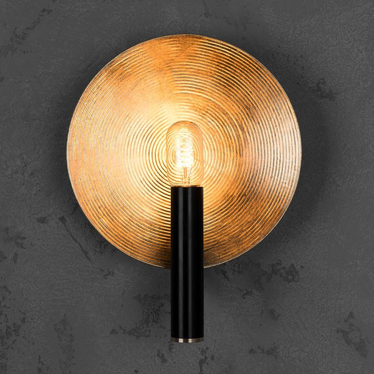 Бра Орбис, золотая поталь, S Wall Lamp Mind And Object Orbis Small, Potal Gold