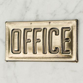 Табличка Brass Sign Office