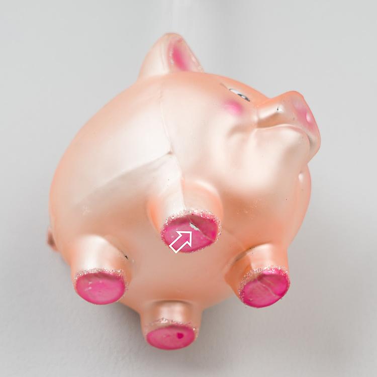 Ёлочная игрушка Piggy 9 cm discount4 - ракурс 5