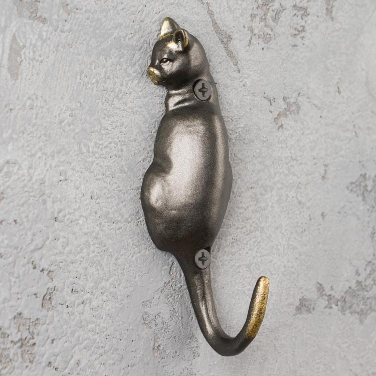 Крючок Кот винтажный Cat Shabby Hook