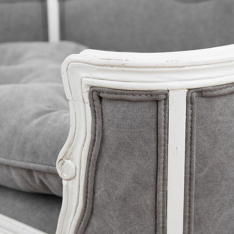 Серый диван для собак/кошек Артур, S Arthur Sofa Small, Stonewashed Canvas Grey