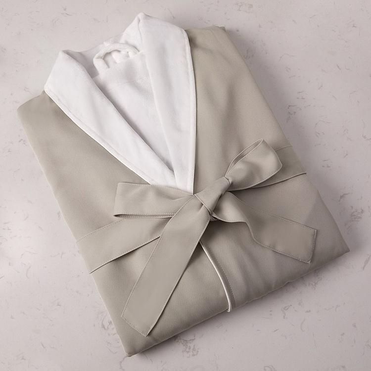 Халат домашний Premium Hotel Bathrobe With Pockets Beige 2XL - ракурс 4