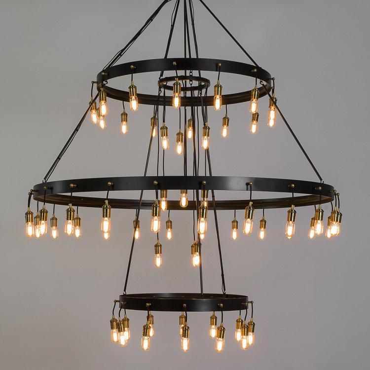 Каскадная люстра Орбиты Orbits Chandelier Bulb Screw