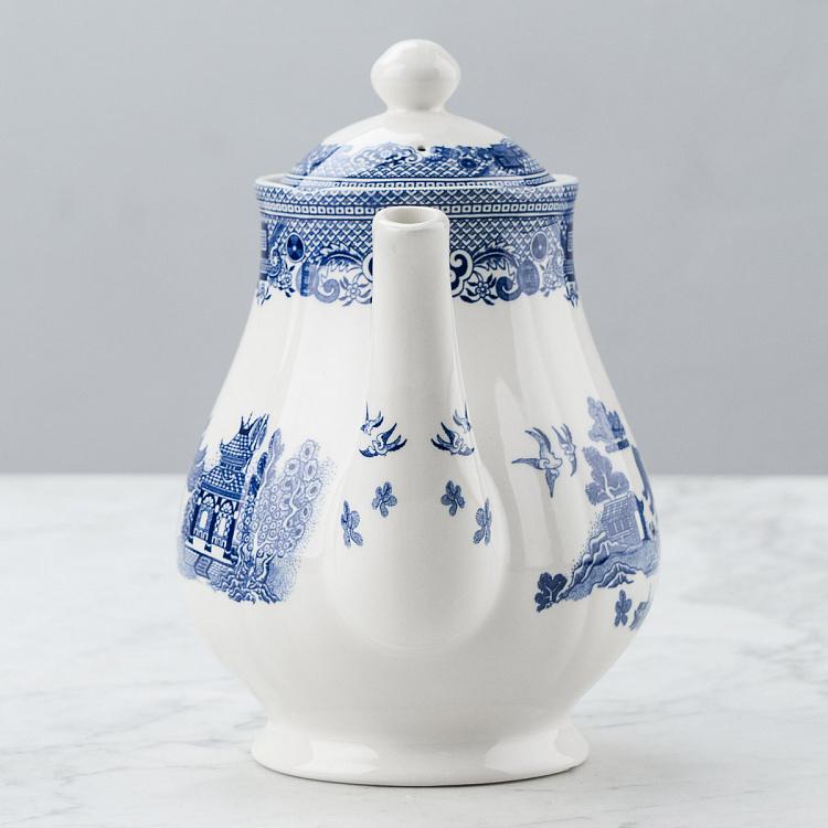 Чайник Голубая ива Blue Willow Teapot