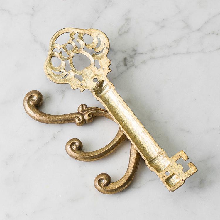 Трёхрожковый крючок Золотой ключик Golden Key Hook