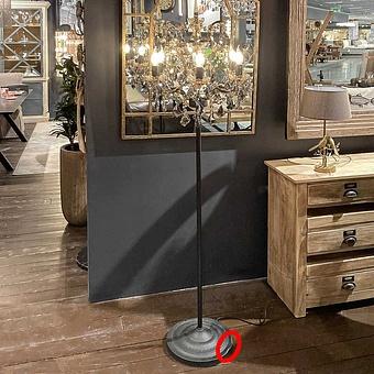 Торшер Crystal Floor Lamp discount3 хрусталь и металл Clear Crystal and Antique Rust - ракурс 2