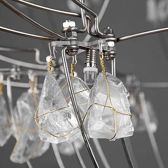 Люстра Classic Volt Chandelier хрусталь и металл Clear Crystal and Natural Metal