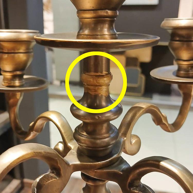 Подсвечник Chateau Candleholder 5 Arms discount - ракурс 4