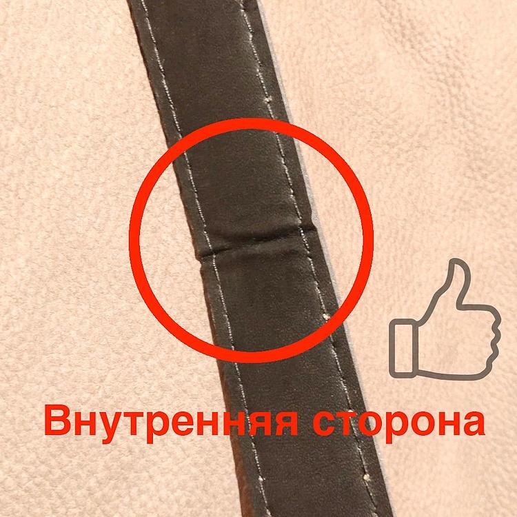 Настенное круглое зеркало из тёмного дерева на ремешке дисконт2 Round Dark Wood Mirror With Faux Leather Strap discount2