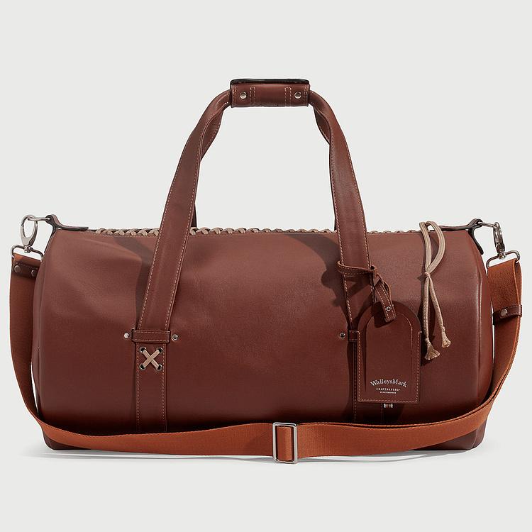 Спортивная сумка Sport Bag Model 38 натуральная кожа Mocha Mousse - ракурс 3
