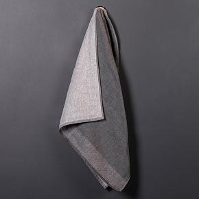 Zen Charcoal Gauze And Pile Hand Towel Dark Grey 60x100 cm