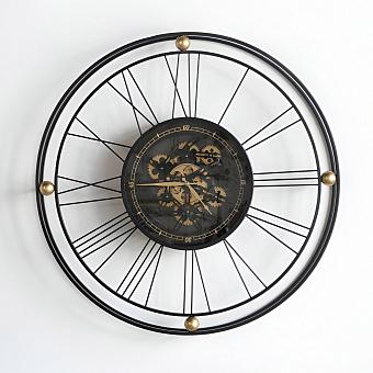 Настенные часы Industrial Wall Clock With Gears