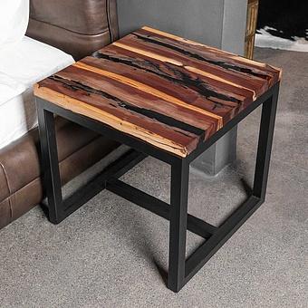 Trapt Side Table, Matt Black