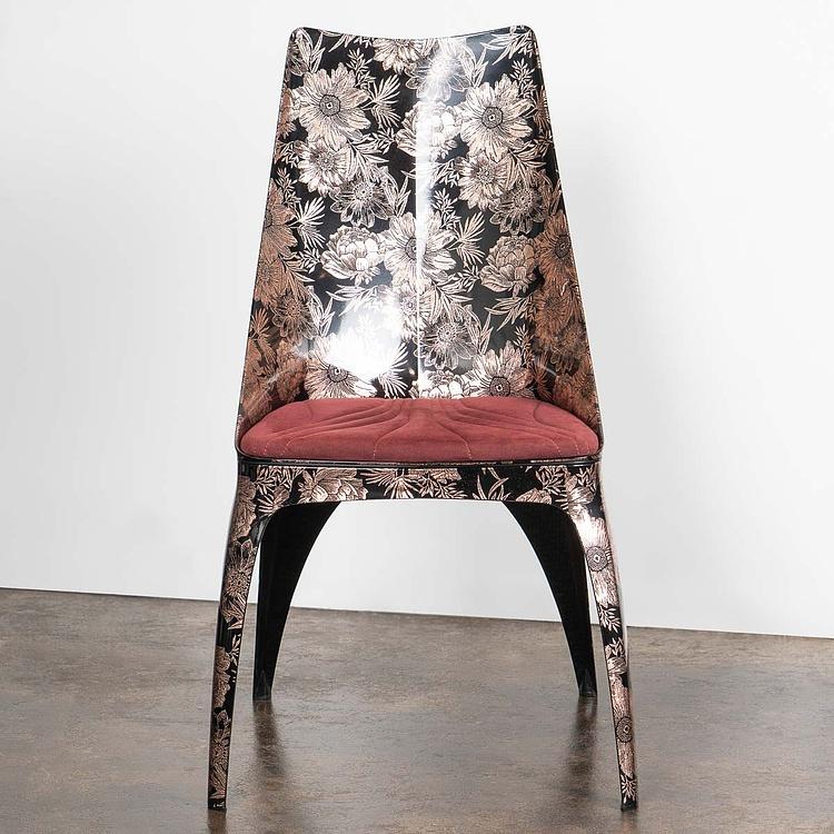 Стул Кавалло с цветочным узором Cavallo Dining Chair, Flower