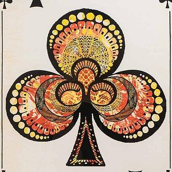 Картина-принт Cards Aces Clubs дуб Black Oak
