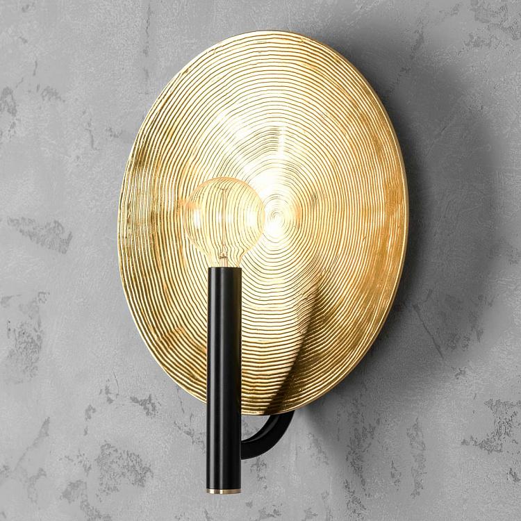 Бра Орбис, золотая поталь, M Wall Lamp Mind And Object Orbis Medium, Gold