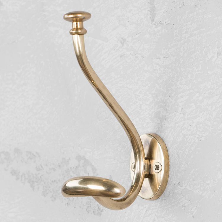 Одноместный крючок цвета состаренного золота Single Hook Antique Gold